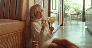 Sabrina Carpenter in Pringles Ad for Super Bowl LX